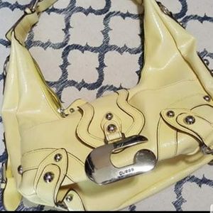 Guess Yellow Shoulder Boho Bag